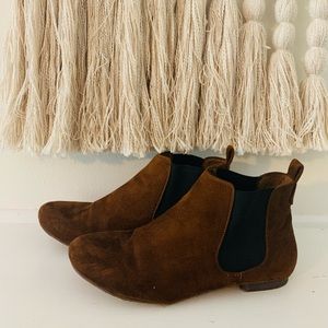 Suede Booties